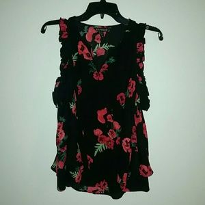 Express Cold Shoulder Top